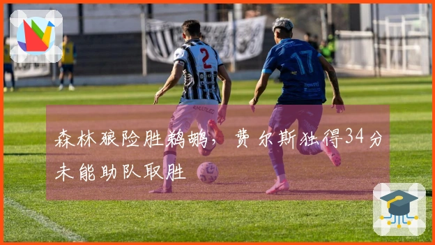 森林狼险胜鹈鹕，费尔斯独得34分未能助队取胜