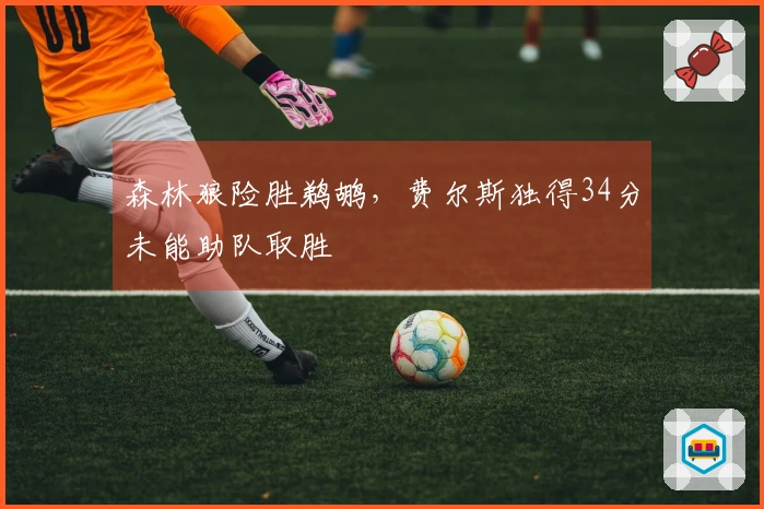 森林狼险胜鹈鹕，费尔斯独得34分未能助队取胜